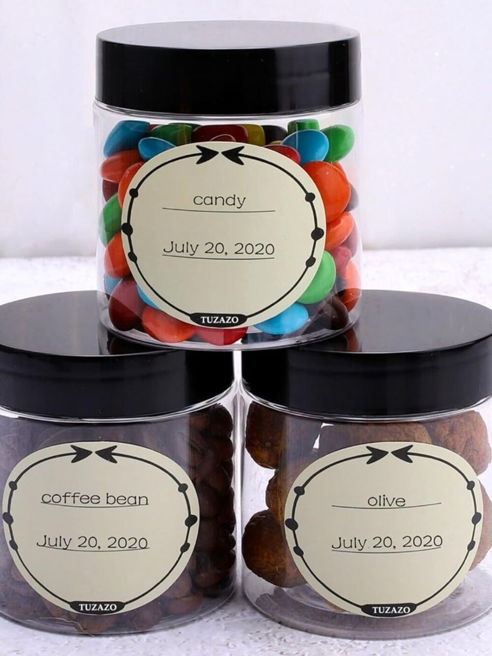 4 Oz Plastic Container Jars with Lids BPA Free, Empty Round Clear Cosmetic Conta - Picture 7 of 7